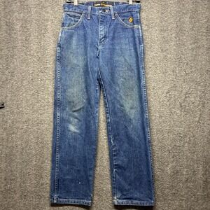 Wrangler FR Flame Resistant Work‎ Pants 28x30 HRC2 2112 Blue Denim Jeans